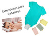 10 Extensiones de Pañaleros para Bebé Estandar Cuadrada 1cm
