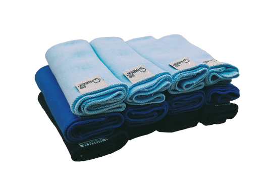 12 Toallas Faciales Absorbentes para Bebé 100% Algodón Multiusos Neek' Regalo