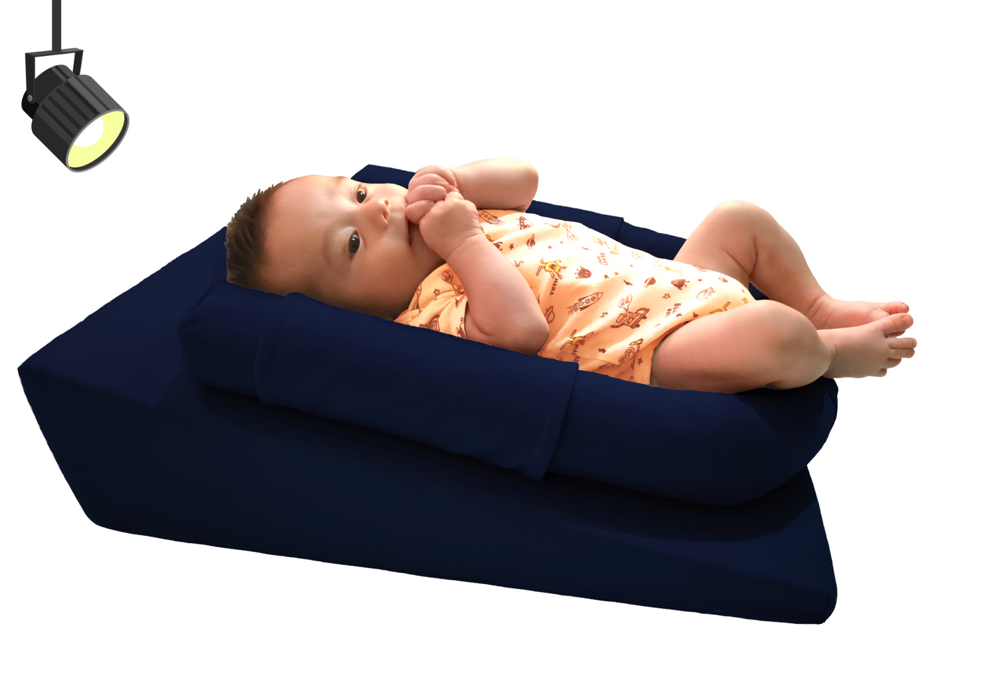 Cojin Antirreflujo Ergonómico Colchón Almohada Bebé Cuna Soporte