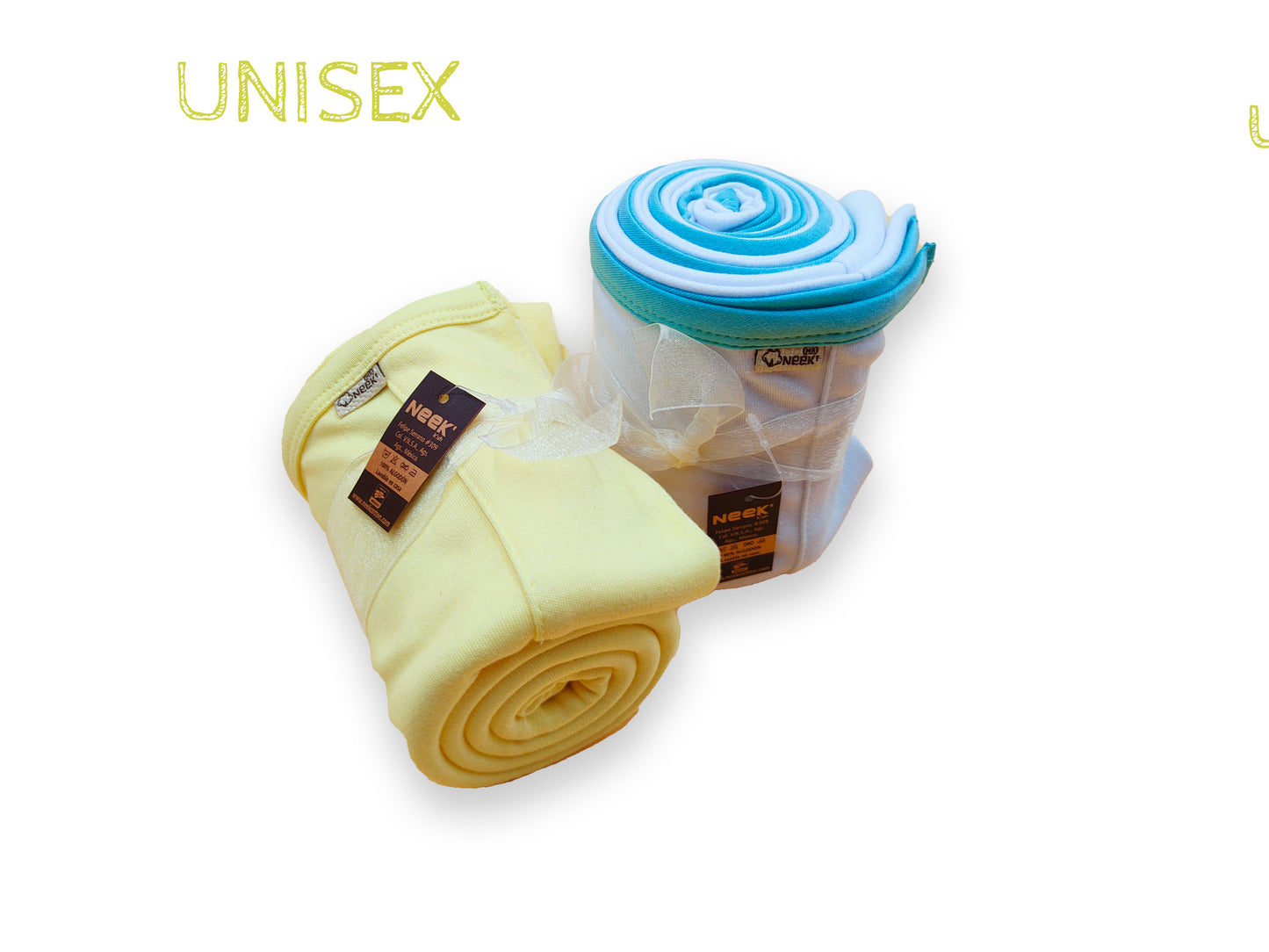 Set Frazada 2pzs para Bebe 100% Algodón Neek'