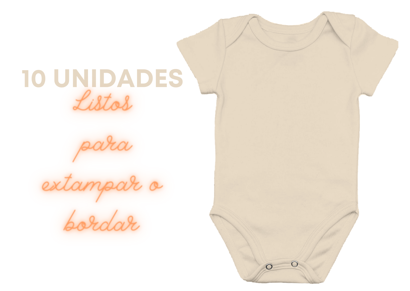 10 pzs Pañaleros Bebé Estampar, Bordar, Personalizar en Algodón