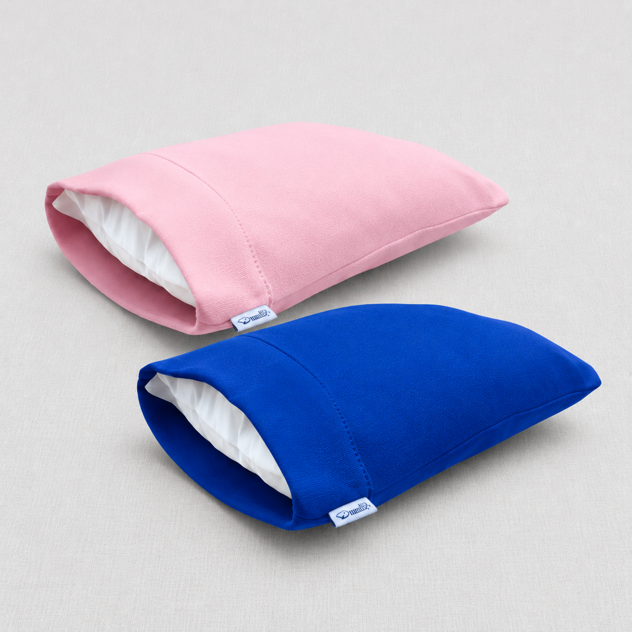 Set 2 Almohadas Cojínes para Bebé 100% Algodón Ergonómicas Suave