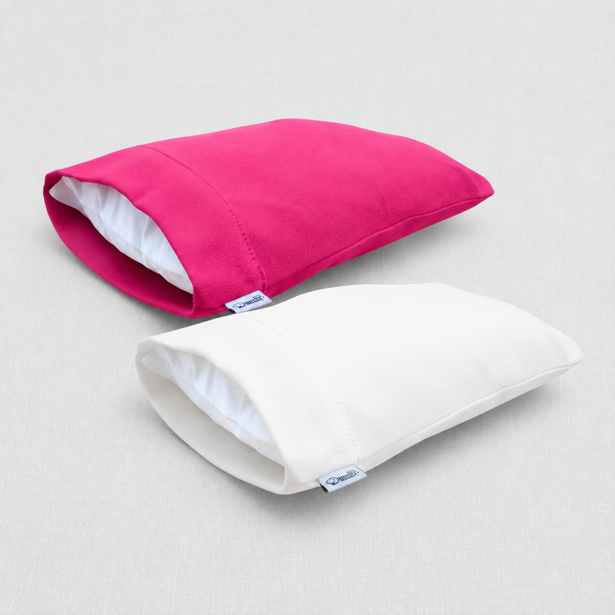 Set 2 Almohadas Cojínes para Bebé 100% Algodón Ergonómicas Suave