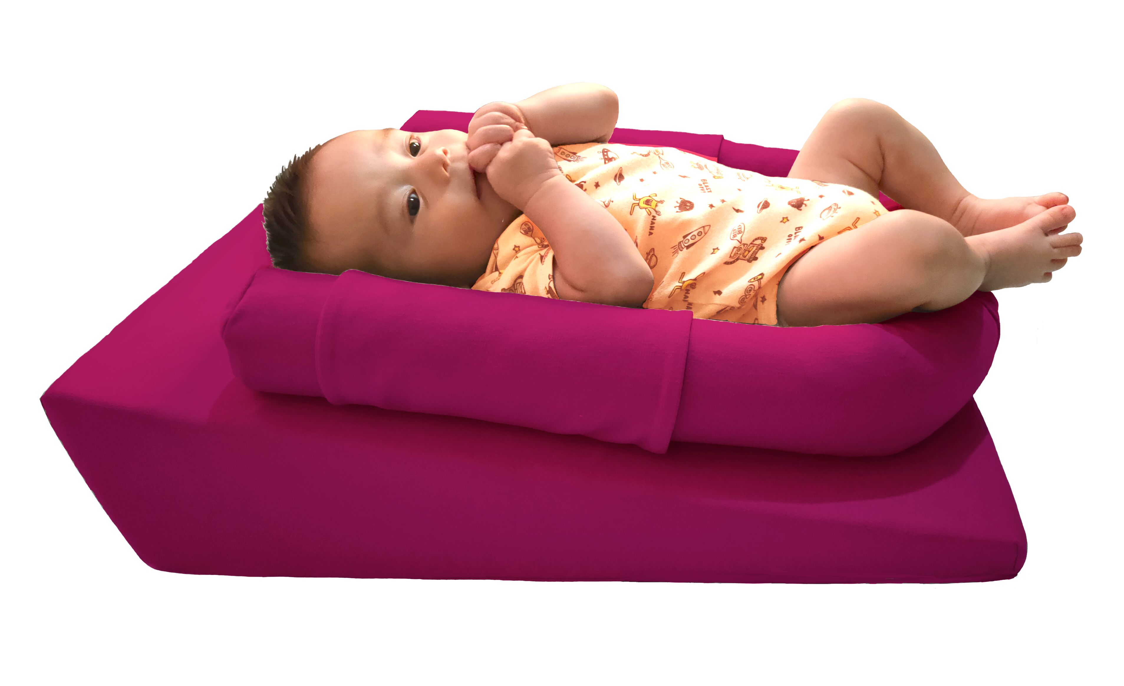 Cojín Antireflujo para bebe Rosa Cómodo Colchón Antirreflujo Bebe