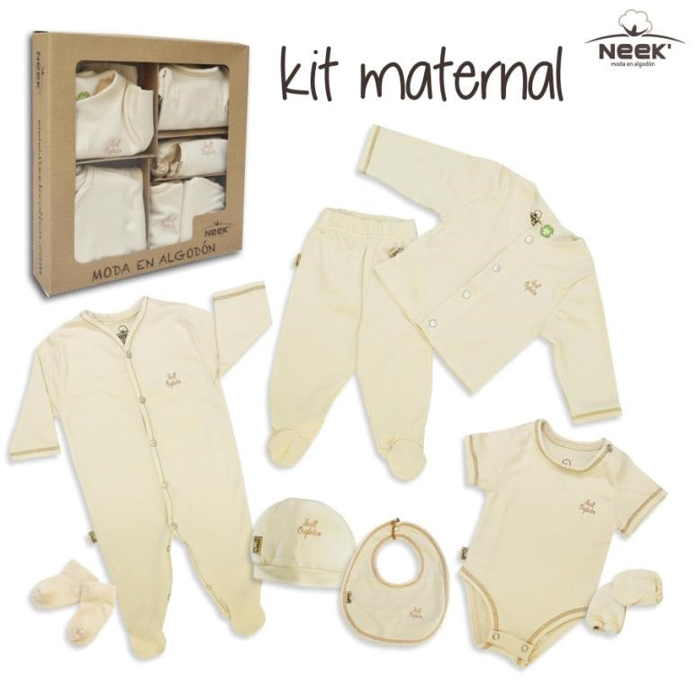 Kit Maternal  8 Pzs Salir Del Hospital Algodón