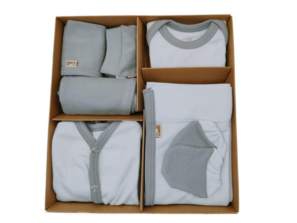 Kit Bebé 9 Pzs Personalizado incluye Frazada Salida Hospital Algodón